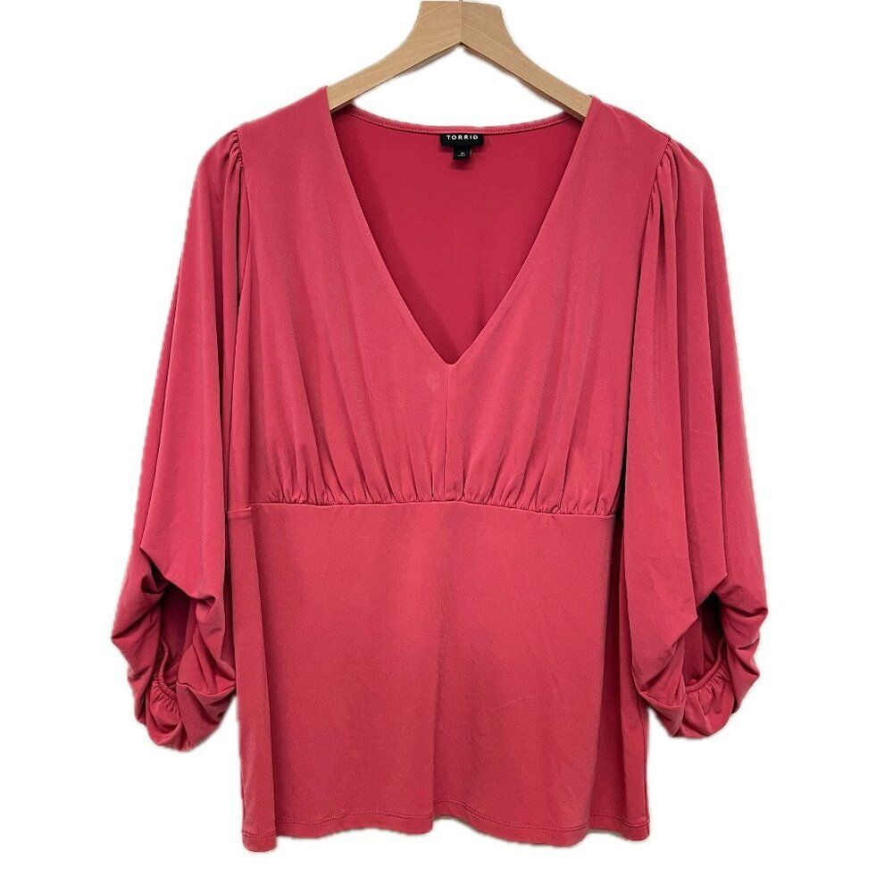 Torrid Rose Pink Blouse - Size Large